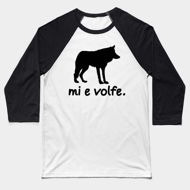 I'm A Wolf (Pandunia) Baseball T-Shirt by dikleyt